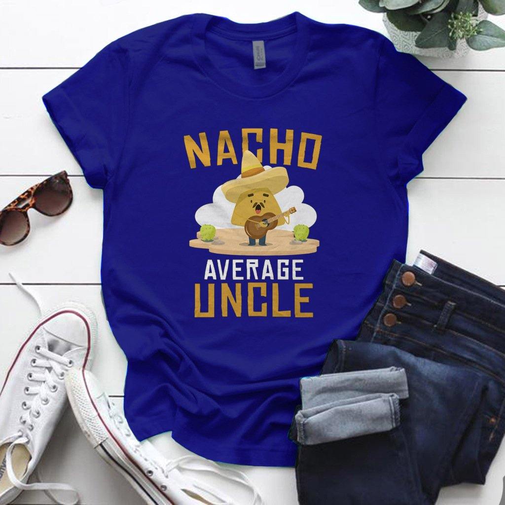 CAMISETA DE NACHO TÍO DE MANGA CORTA MEXICAN SPICY - MXbueno