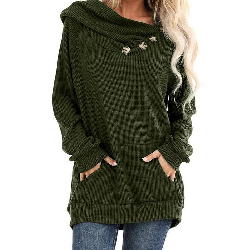 Capucha suelta de manga larga muy elegante en 2020 - MXbueno