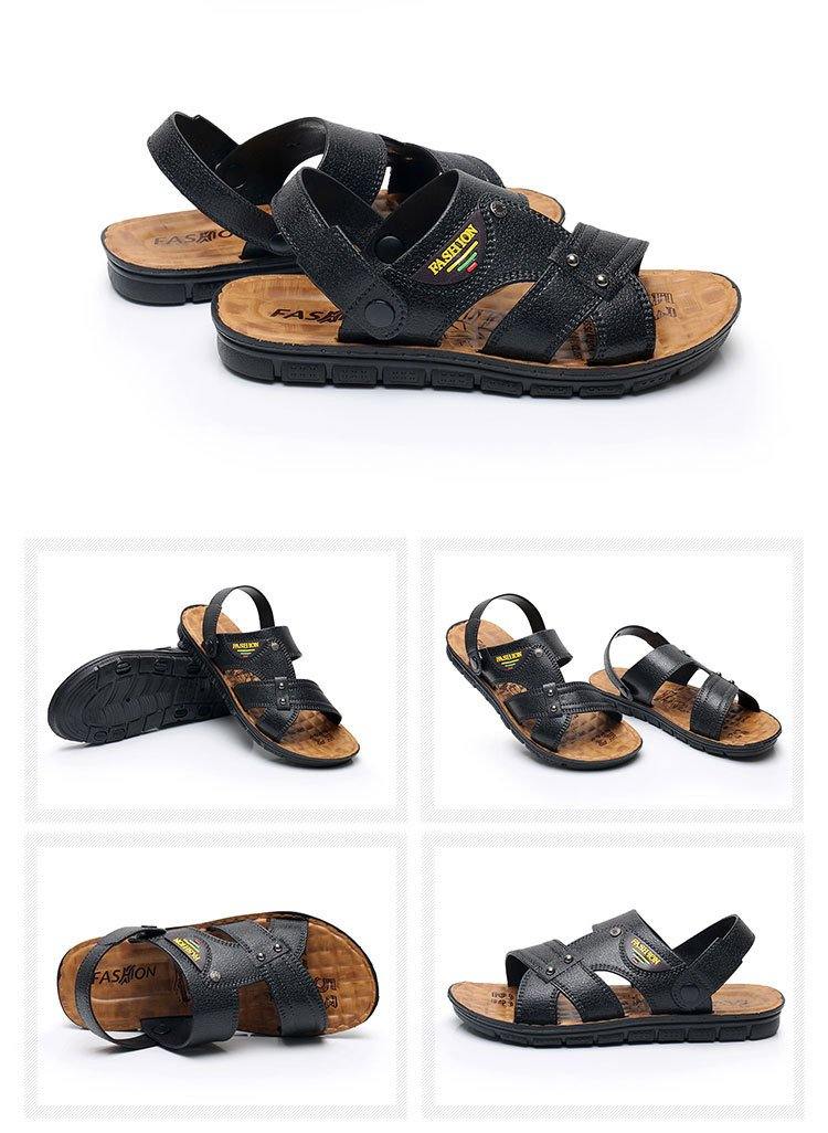 Zapatillas frías de verano nuevas casuales para hombre de piel sintética. - MXbueno