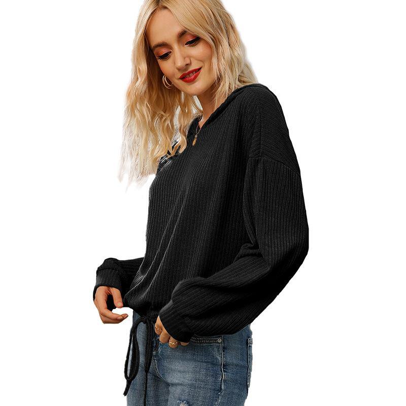 Ropa de mujer con capucha de manga larga de venta caliente - MXbueno