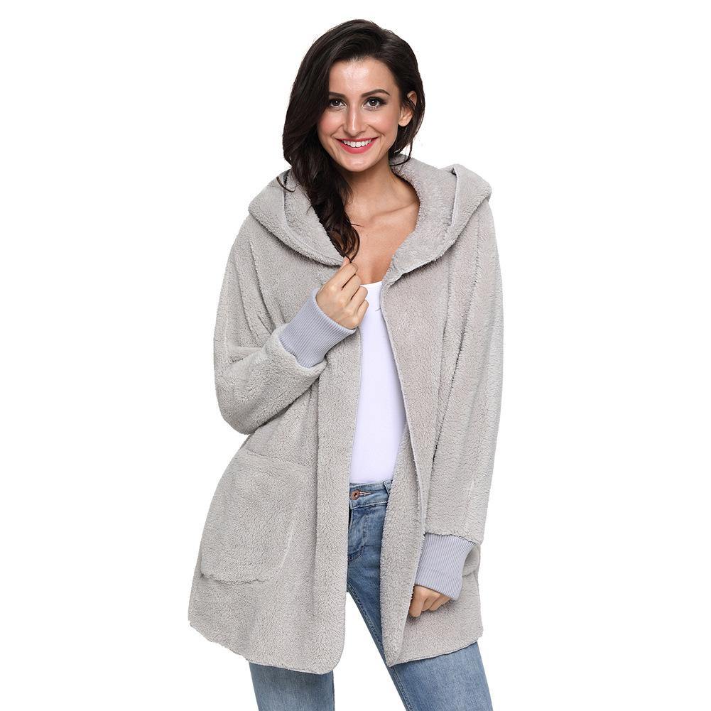 Nuevo chaqueta de manga larga con capucha para mujer - MXbueno
