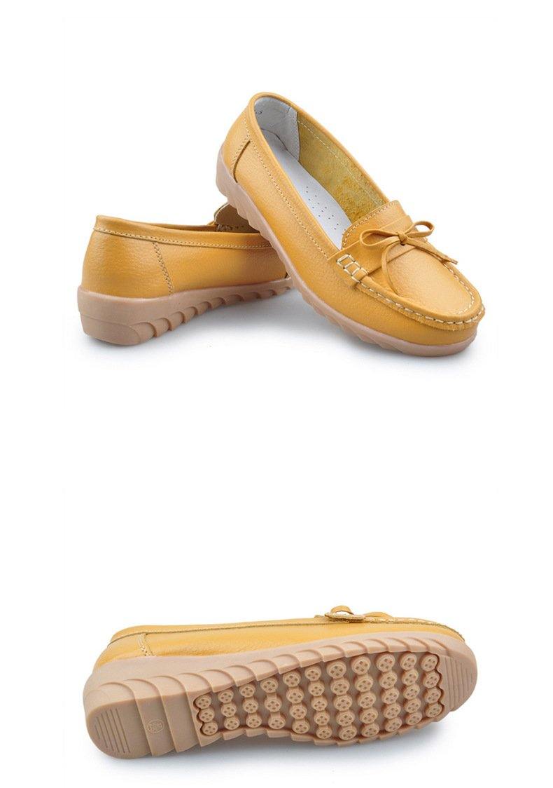 Zapatos de cuero primavera e invierno fondo suave para mujer - MXbueno