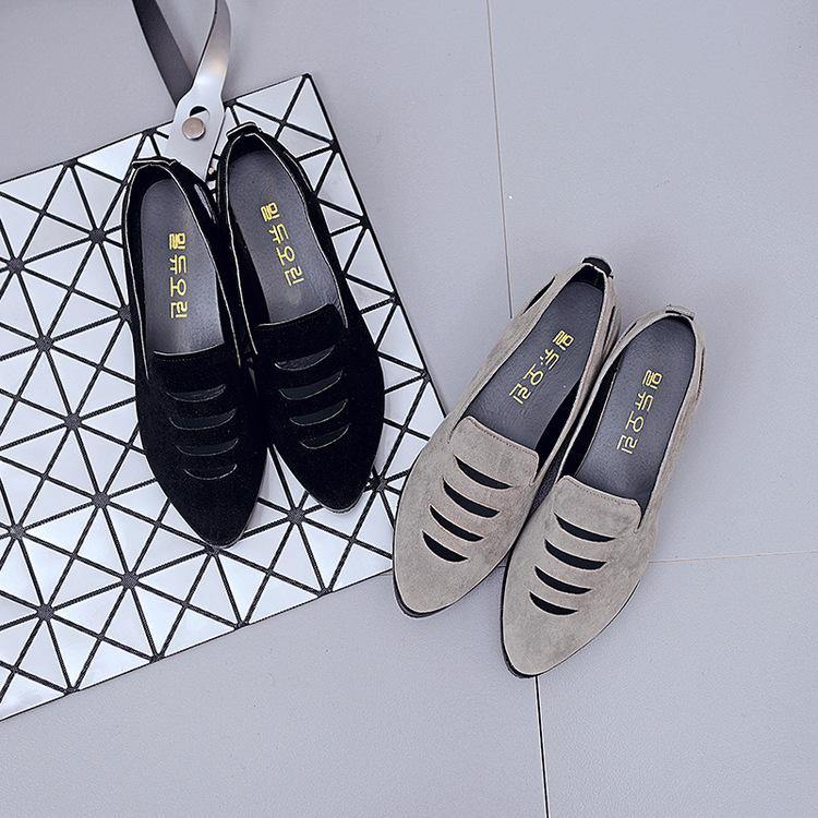 Verano nuevo europeo y americano Zapatos para mujer plana tendencia casual - MXbueno