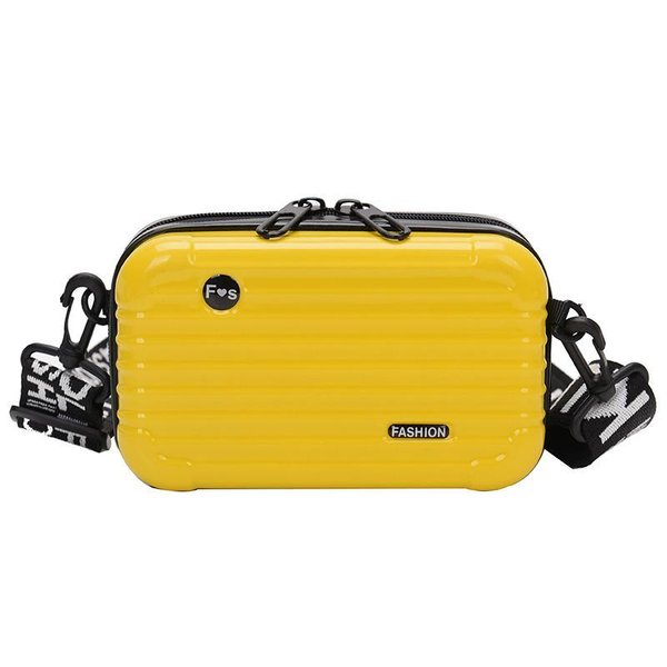 [W-Bolso] Bolso De Mano Cuadrado Con Forma De Estuche De Viaje De Tamaño Mini