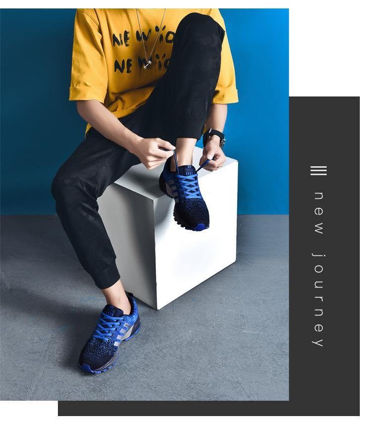 Zapatillas de running de tela neta ligeras y transpirables para hombre y mujer - MXbueno