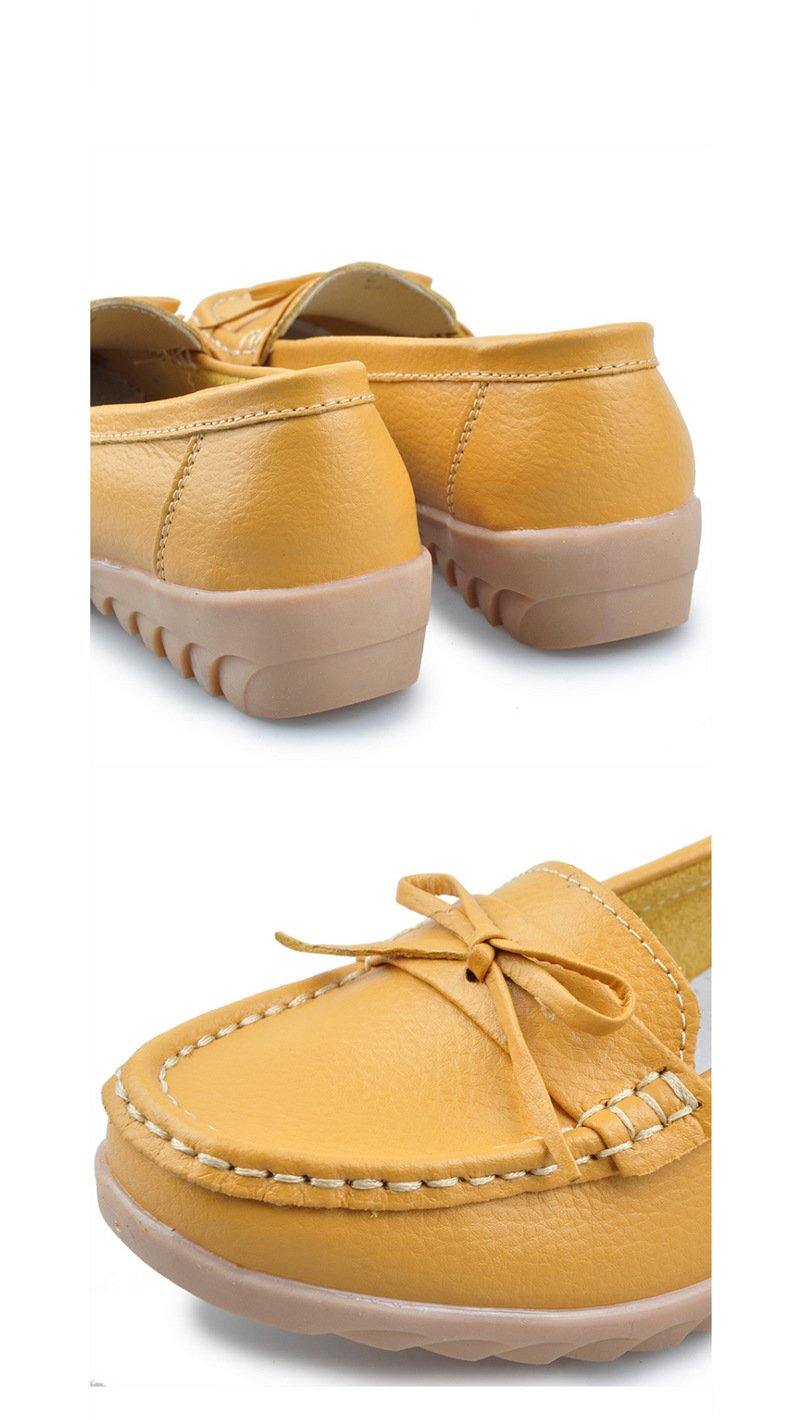 Zapatos de cuero primavera e invierno fondo suave para mujer - MXbueno