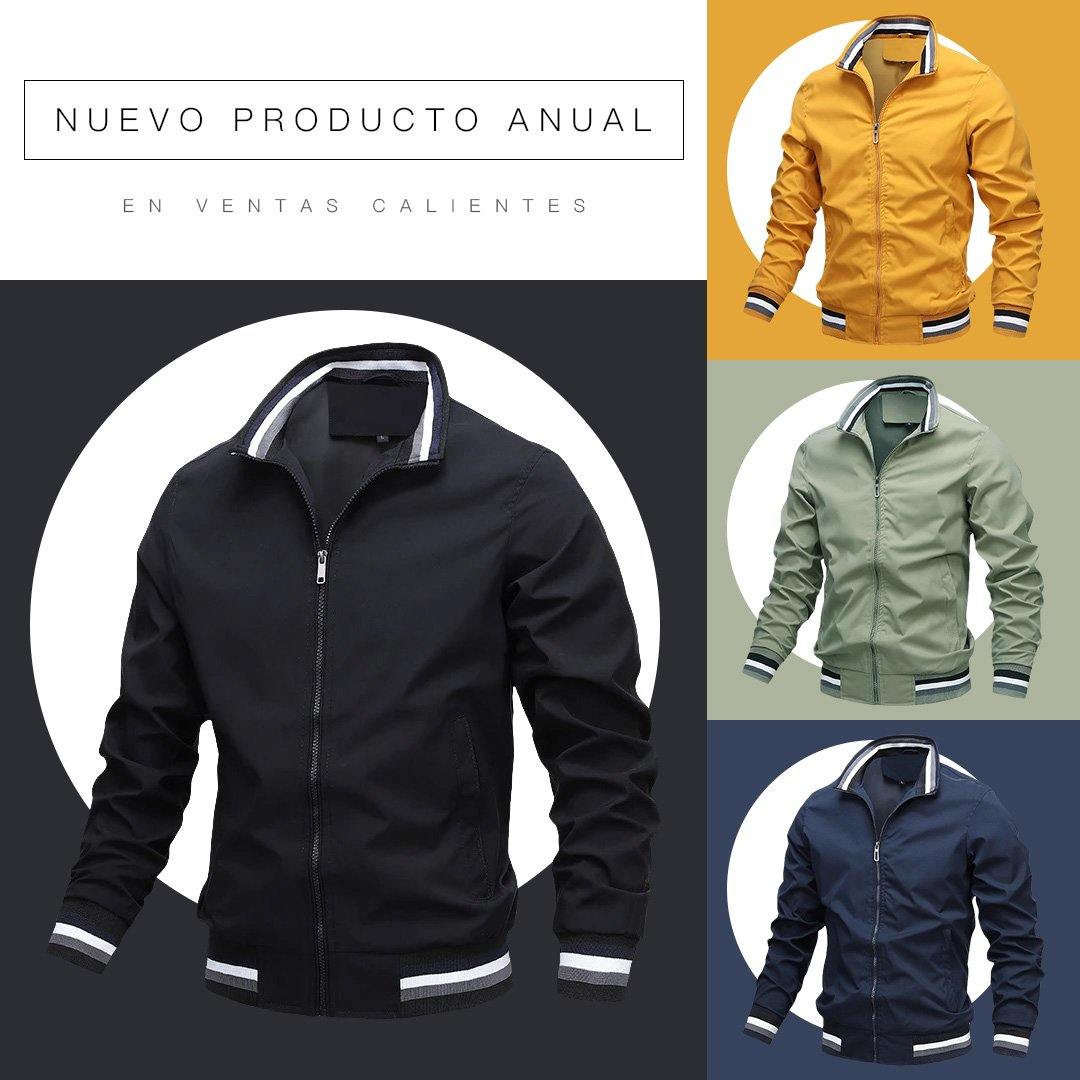 Chaqueta deportiva casual para hombre - MXbueno