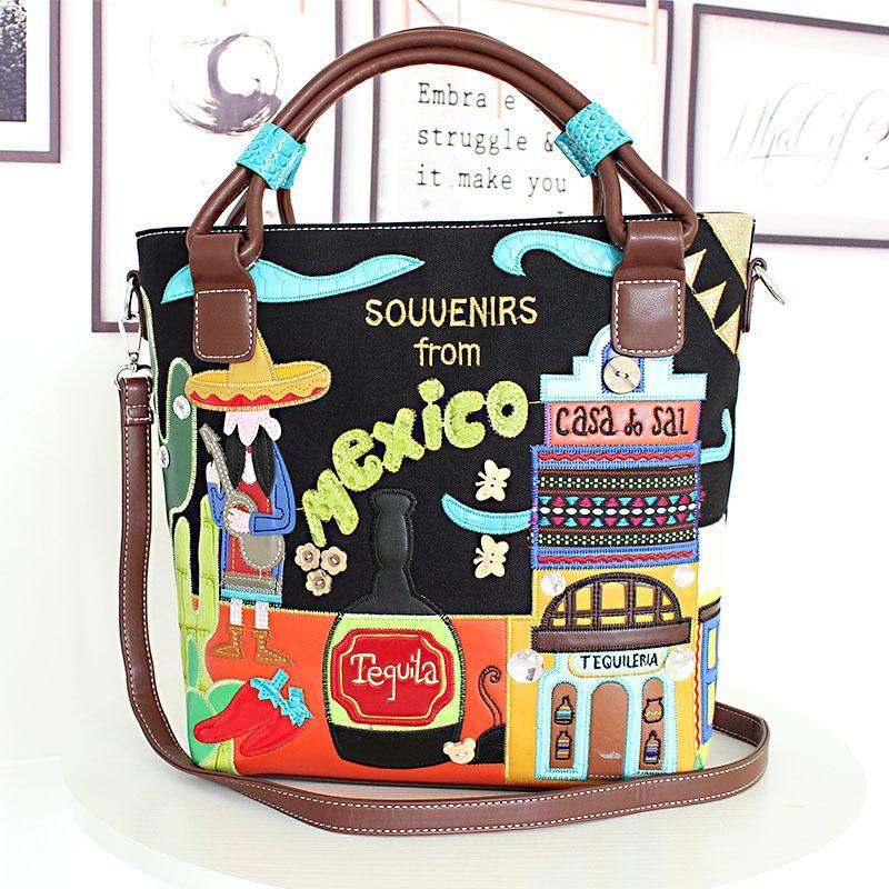 2020 nuevo bolso de mujer Vintage con dibujo Mexicano (SÓLO LIMITADOS 50 PIEZAS) - MXbueno