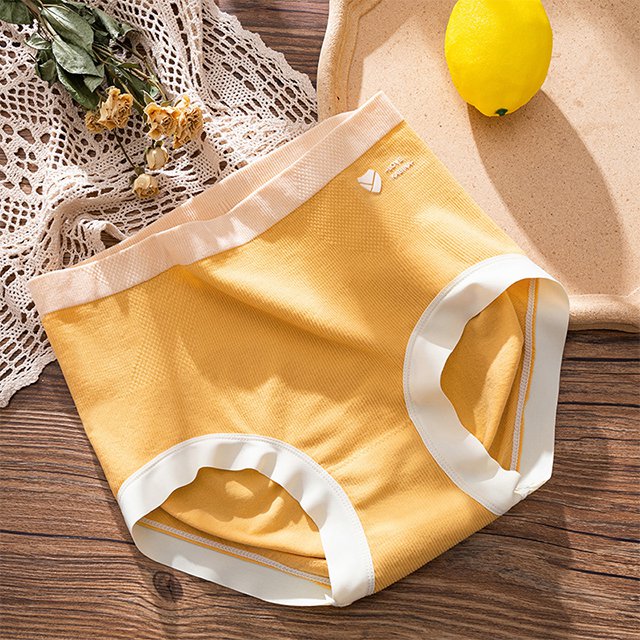 [W-Ropa Interior] Calzoncillos Abdominales Antibacterianos Transpirables De Grafeno De Cintura Alta Para Niñas