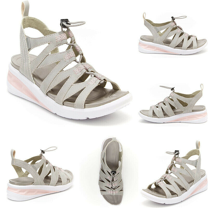 Sandalias Destalonadas Con Tiras Ahuecadas