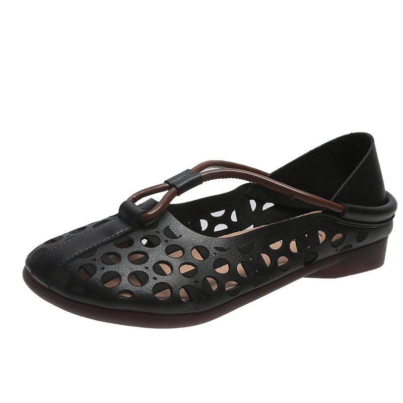 [W-Zapato] Zapatos étnicos Vintage Hechos A Mano