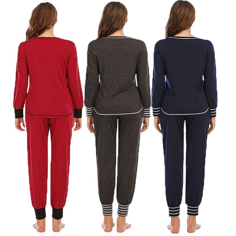 2020 Europa y los Estados Unidos trajes de dos piezas ocio de otoño e invierno - MXbueno