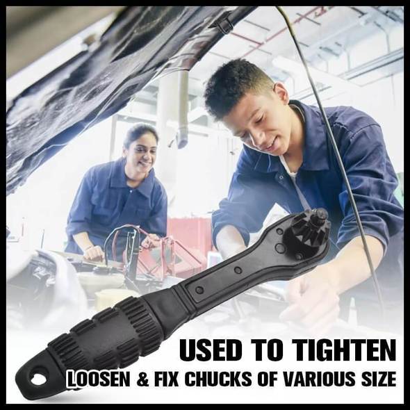 Llave De Trinquete Para Portabrocas 2 En 1