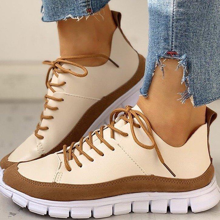 Zapatillas con cordones de ante - MXbueno