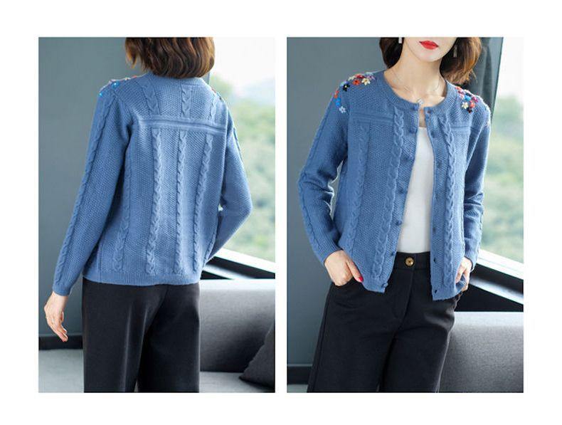 Suéter primavera y otoño cárdigan abrigo femenino - MXbueno