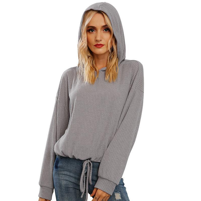 Ropa de mujer con capucha de manga larga de venta caliente - MXbueno