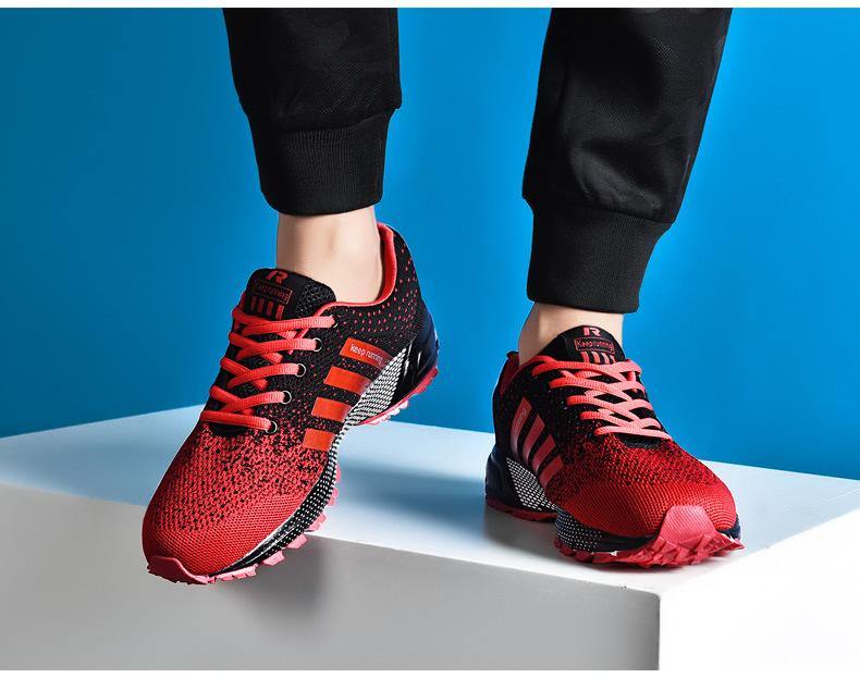 Zapatillas de running de tela neta ligeras y transpirables para hombre y mujer - MXbueno