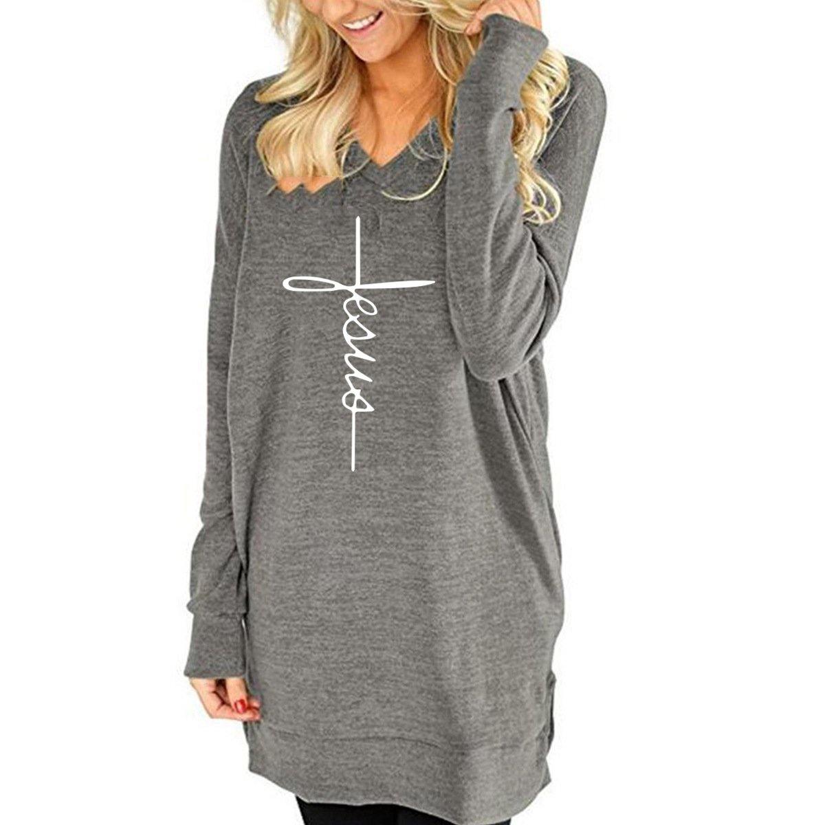 Nueva camiseta de bolsillo de cuello en V de manga suelta para mujer - MXbueno