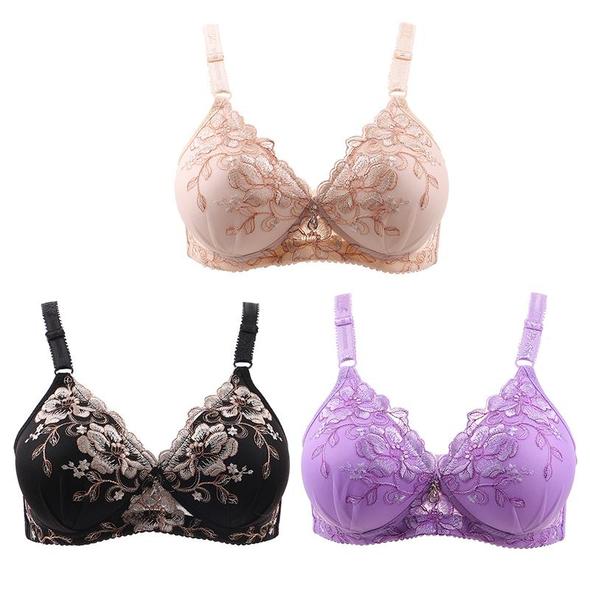 Bralette Fino Sin Hilos De Talla Grande Sujetador Sexy Para Mujer💝