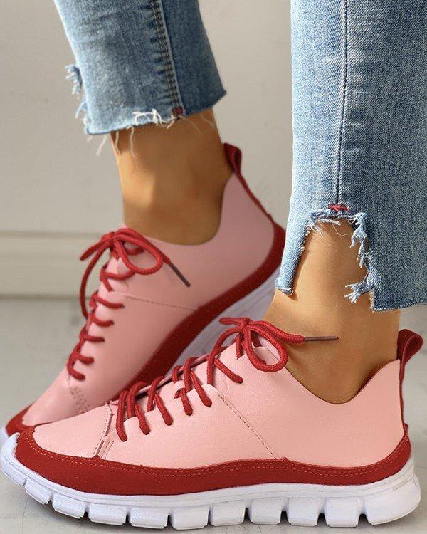 Zapatillas con cordones de ante - MXbueno