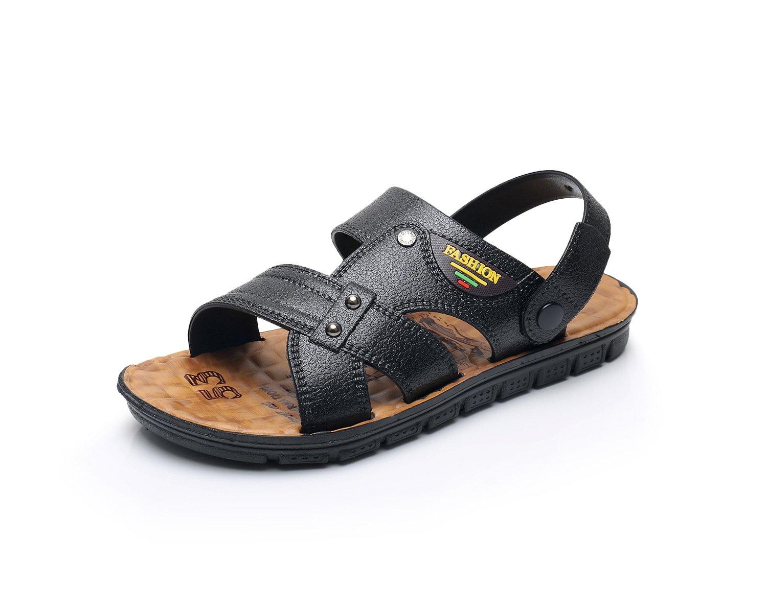 Zapatillas frías de verano nuevas casuales para hombre de piel sintética. - MXbueno