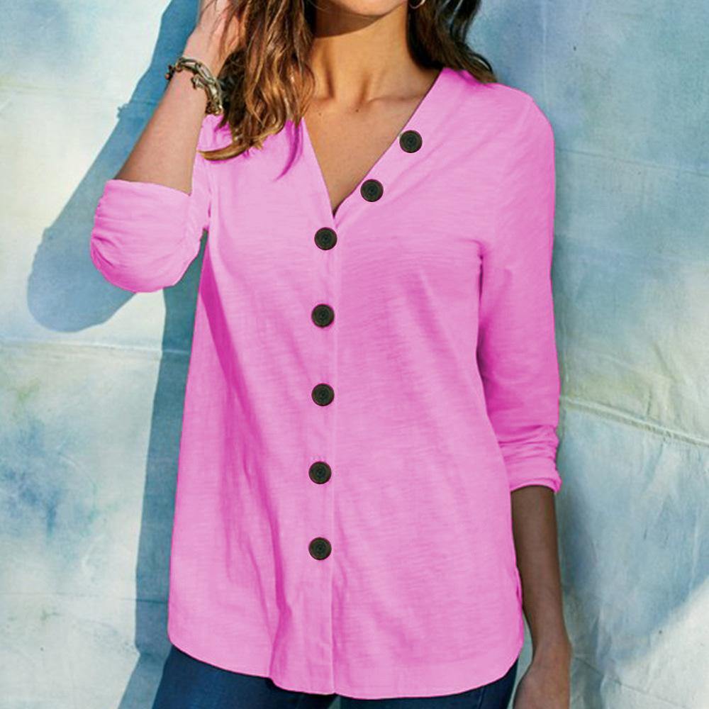 Camiseta casual de manga larga para mujer 2020 - MXbueno