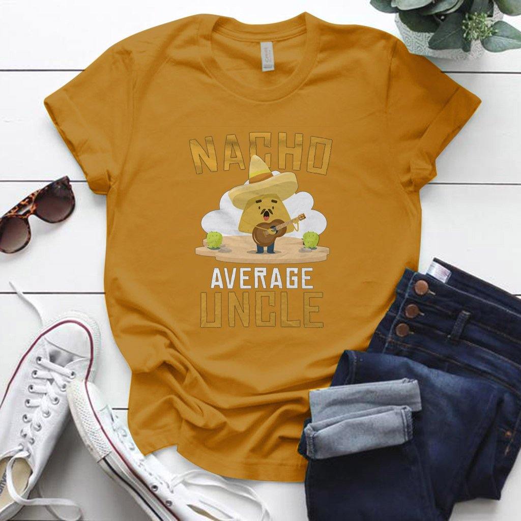 CAMISETA DE NACHO TÍO DE MANGA CORTA MEXICAN SPICY - MXbueno