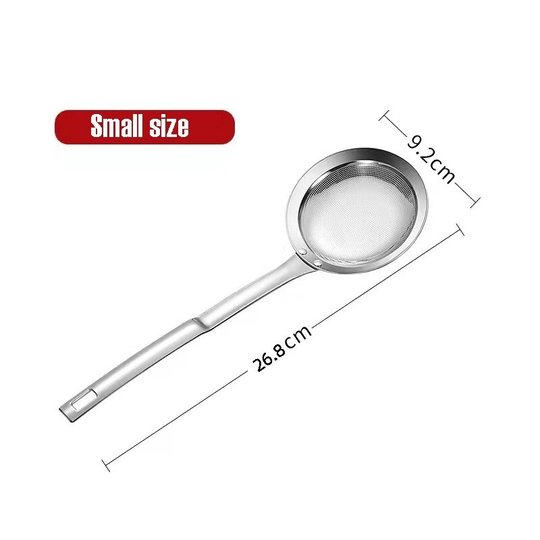 Colador De Malla Fina De Acero Inoxidable