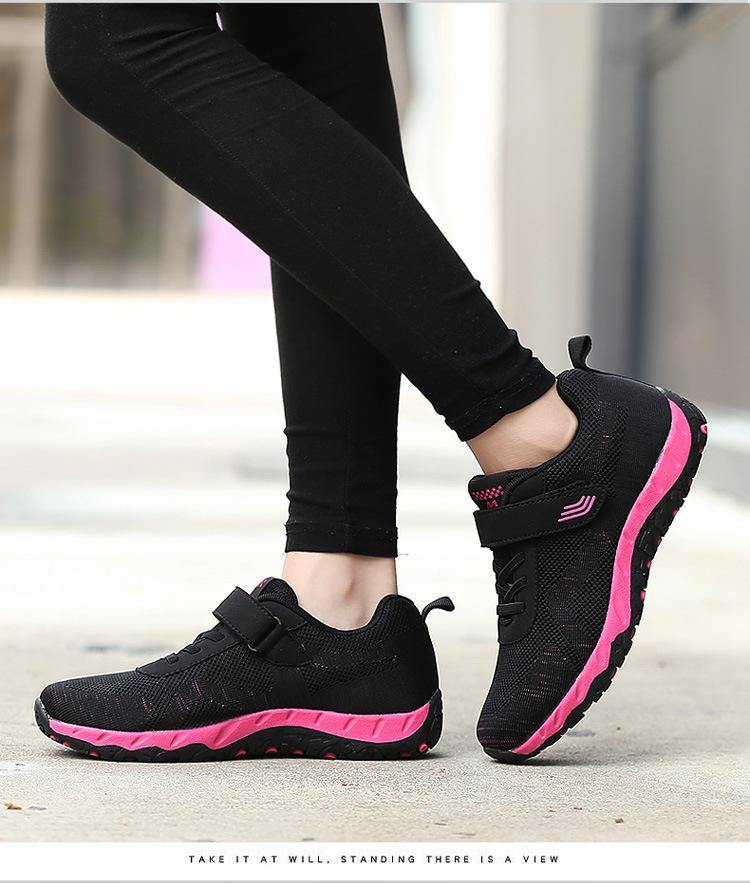 Los zapatos nuevo tejido fly-woven en la primavera de 2020 son ligeros y cómodos planos - MXbueno