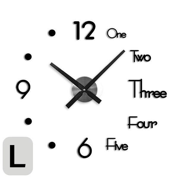 Reloj de pared digital 3D DIY