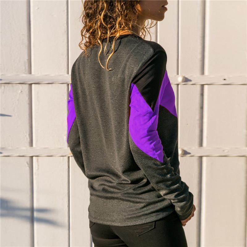 Nueva ropa de mujer en otoño de 2020 Cuello redondo casual Mangas largas - MXbueno