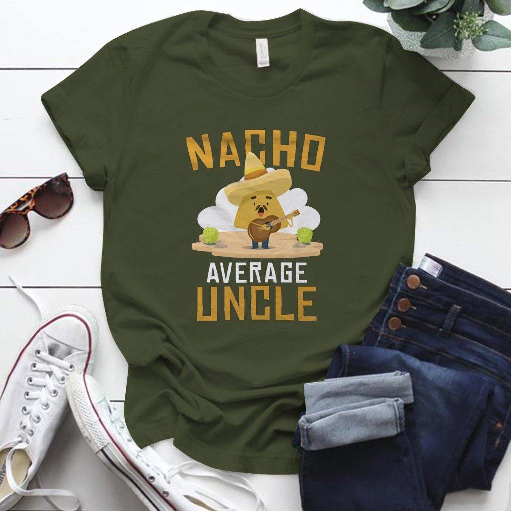 CAMISETA DE NACHO TÍO DE MANGA CORTA MEXICAN SPICY - MXbueno