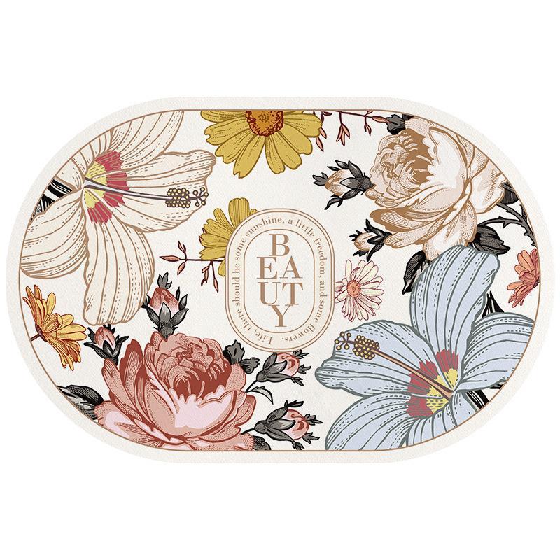 Alfombrilla Retro Suave De Barro De Diatomeas