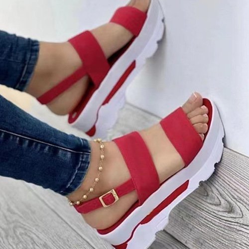 [W-Zapato] 2022 Zapatos De Moda De Verano Sandalias Transpirables Informales Para Mujer