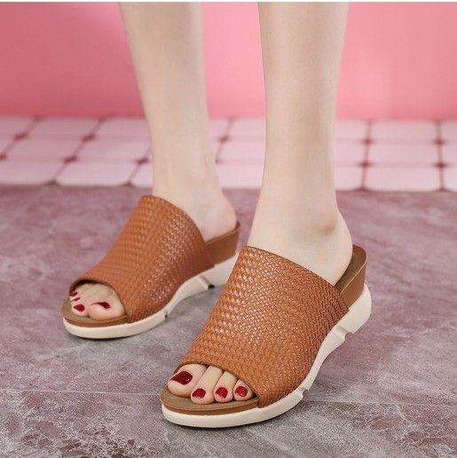 Chanclas Informales Con Plataforma Antideslizante