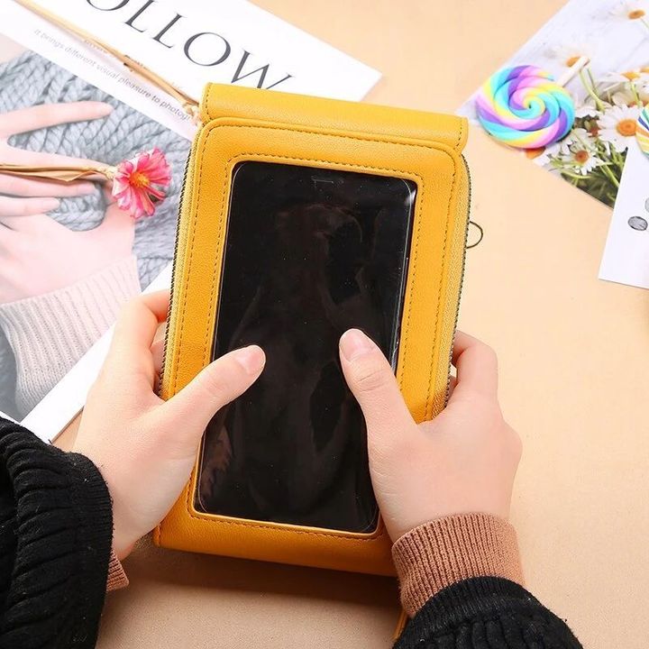 Bolso Diario De Viaje Para Mujer De Piel Con Bandolera De Hombro