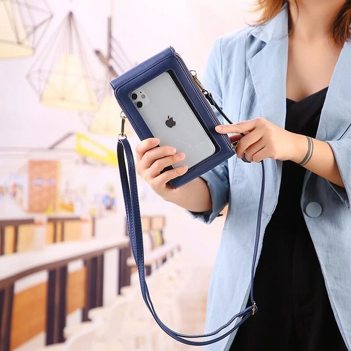 Bolso Diario De Viaje Para Mujer De Piel Con Bandolera De Hombro