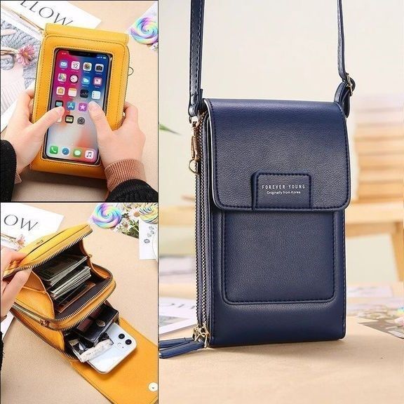 Bolso Diario De Viaje Para Mujer De Piel Con Bandolera De Hombro