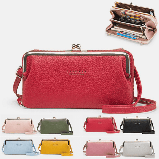 Bandolera Bandolera Celular Billetera PequeÑa Mujer Con Tarjeta De CrÉdito