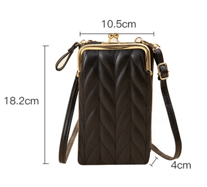 Bandolera Bandolera Celular Billetera PequeÑa Mujer Con Tarjeta De CrÉdito