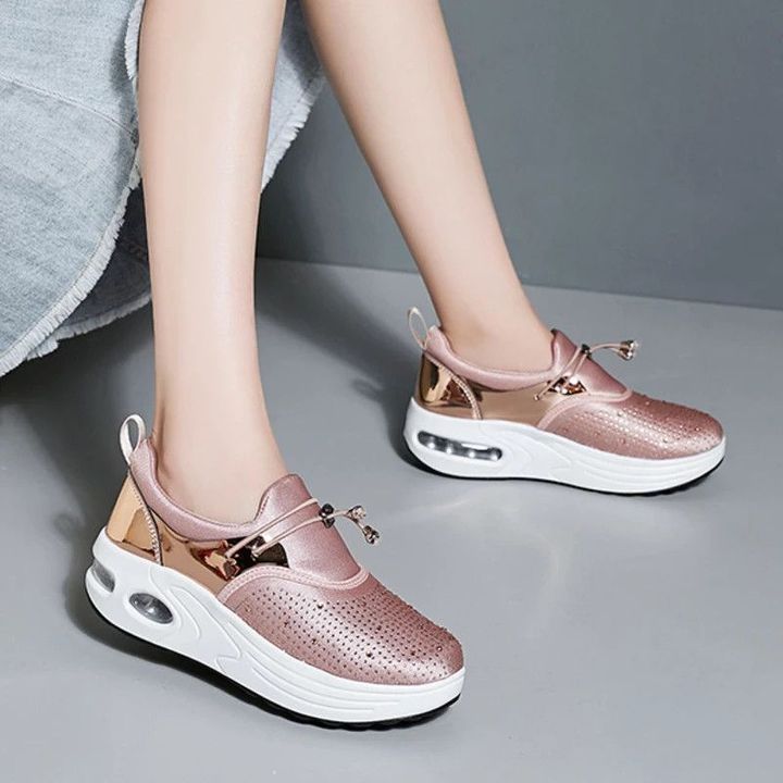 Zapatos De Plataforma De Diamantes De Imitación Ultra Suaves De Nueva Moda Para Mujer