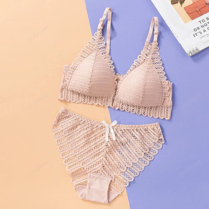 Nuevo Sujetador De Moda Con Cierre Frontal Con Bragas