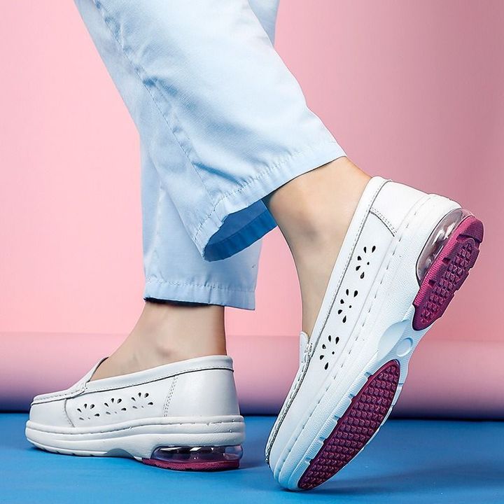 Enfermeras Ligero Comodidad Deslizamiento Sobre Calzado Profesional Sanitario