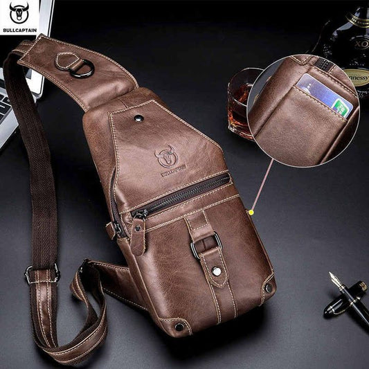 Bolsa De Pecho De Hombre Retro Resistente a Los AraÑazos