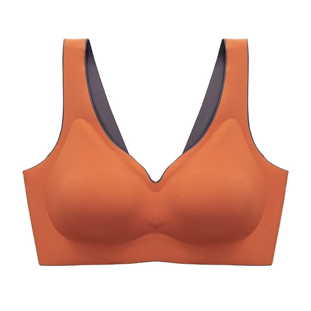 Sujetador Latex Sin Costuras Sujetadores Interiores Para Mujeres Cooling Gathers Sujetador Mujer A Prueba De Choques Íntimo CÓmodo