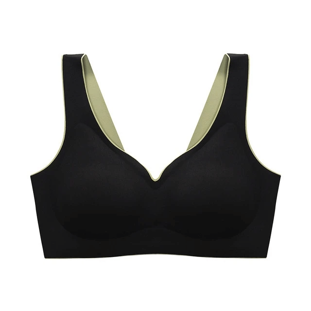 Sujetador Latex Sin Costuras Sujetadores Interiores Para Mujeres Cooling Gathers Sujetador Mujer A Prueba De Choques Íntimo CÓmodo