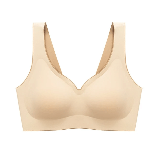 Sujetador Latex Sin Costuras Sujetadores Interiores Para Mujeres Cooling Gathers Sujetador Mujer A Prueba De Choques Íntimo CÓmodo