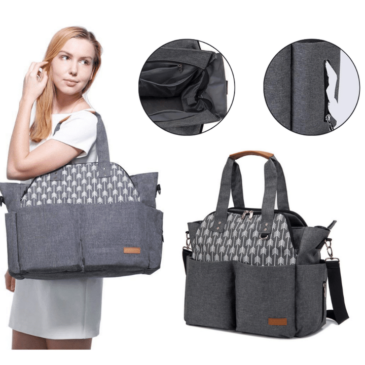 Multifuncional Gran Capacidad Bolsa De BebÉ Diagonal De Un Hombro Mochila Ligera Para Madre Bolso Momia