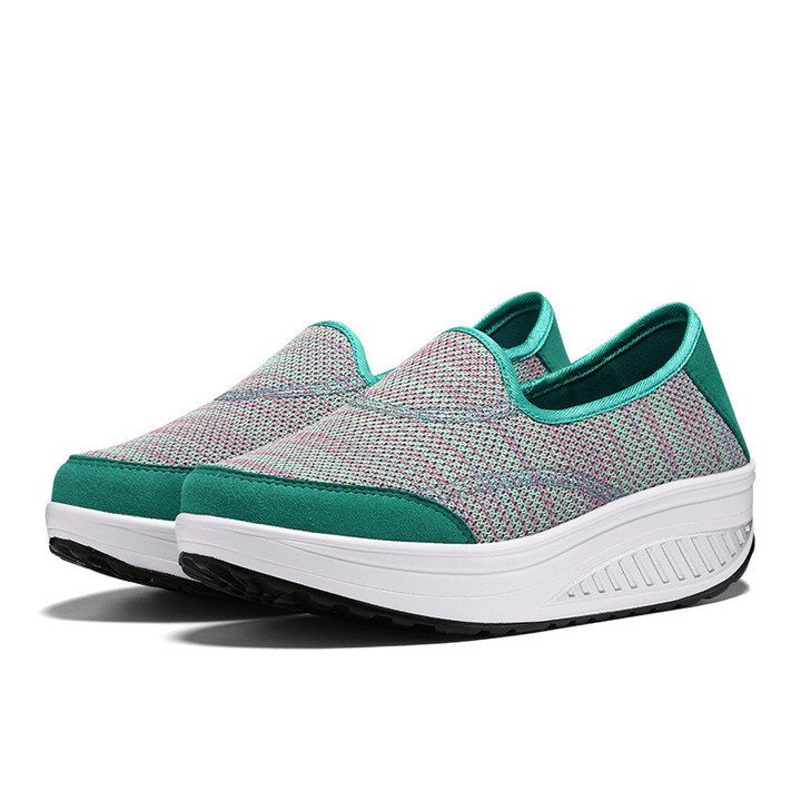 Zapatillas De Deporte Con Cuña Para Mujer, Aumento De Altura, Cuerpo Suave, Absorbente De Golpes, Novedad De 2022, Zapatos Para Saltar Al Aire Libre