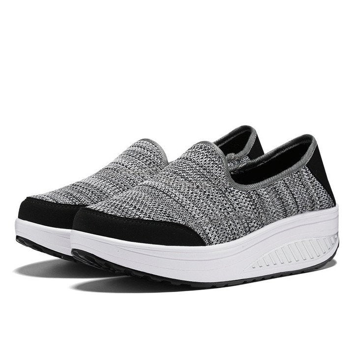 Zapatillas De Deporte Con Cuña Para Mujer, Aumento De Altura, Cuerpo Suave, Absorbente De Golpes, Novedad De 2022, Zapatos Para Saltar Al Aire Libre